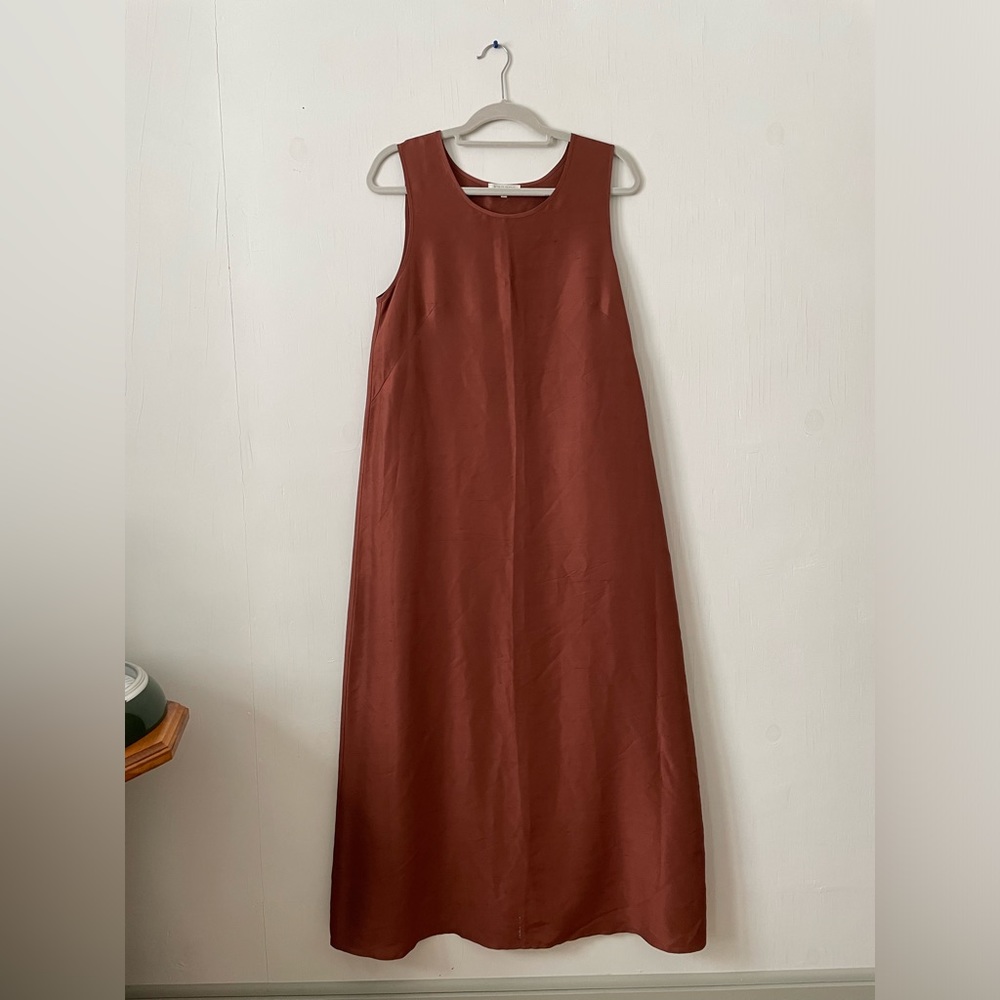 Silk shift dress